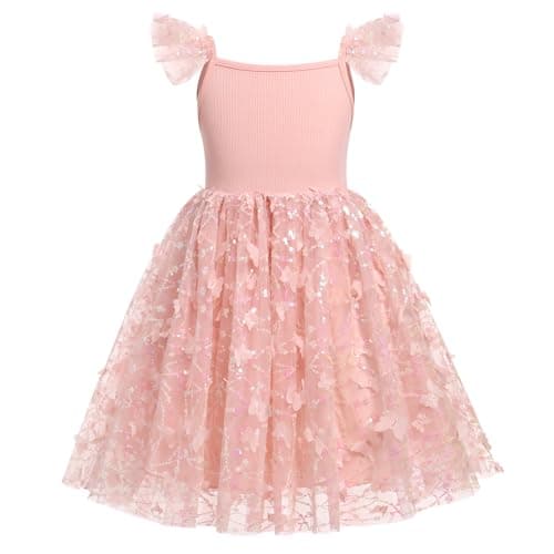 ODASDO Flower Girl Tutu Wedding Dress for Girls