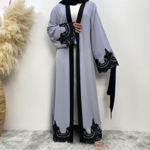 AFAVOM Women's Embroidered Turkey Abaya Dress