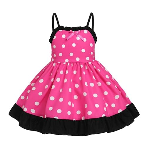 ODASDO Toddler Girls' Spaghetti Strap Sundress