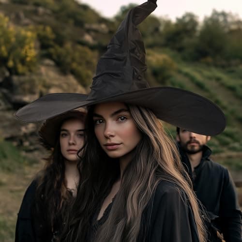 Black Witch Hat for Women Adult