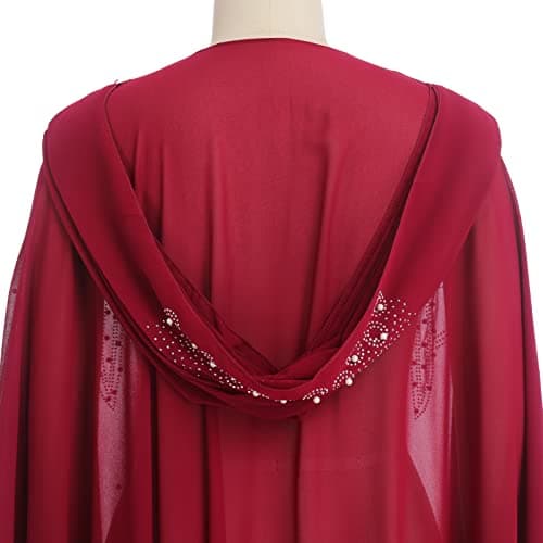 Turkish Embroidered Loose Batwing Sleeve Maxi Dress for Women