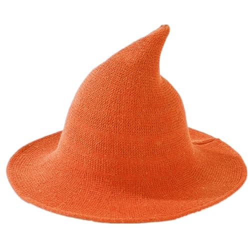 URFUN Women's Wool Witch Hat for Halloween Party