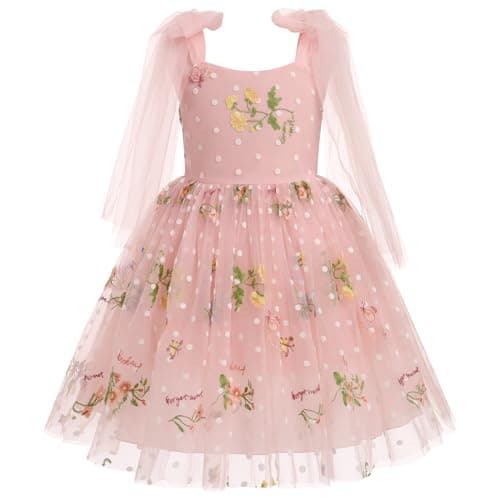 IBTOM CASTLE Backless Flower Girl Tulle Maxi Wedding Gown
