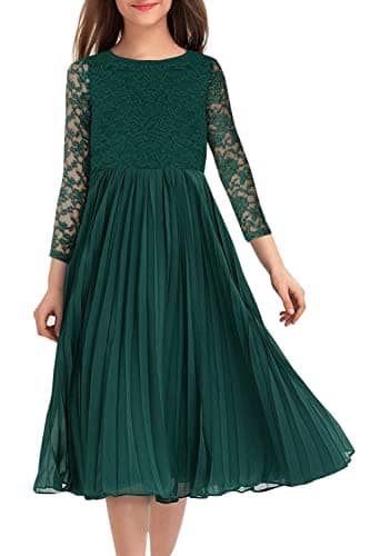 Elegant Vintage Lace Flower Girl Dress