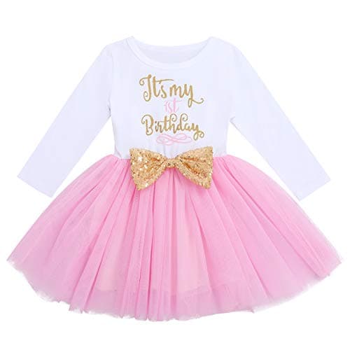 ODASDO Baby Girls Toddler Kids Birthday Party Dresses