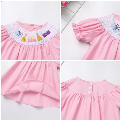 Smocked Bishop Dress for Baby Girls and Toddler Kids