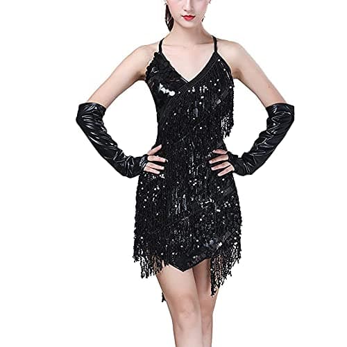 Ladies Latin Dance Dress for Samba and Ballroom Dancing