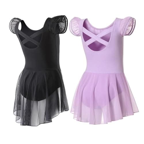 Girls' Ballet Leotards with Skirt