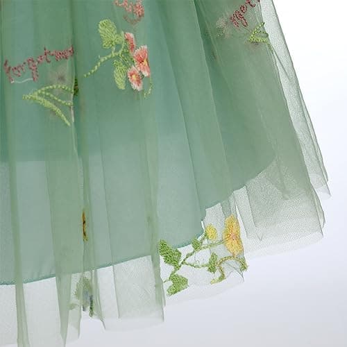 IBTOM CASTLE Backless Flower Girl Tulle Maxi Wedding Gown