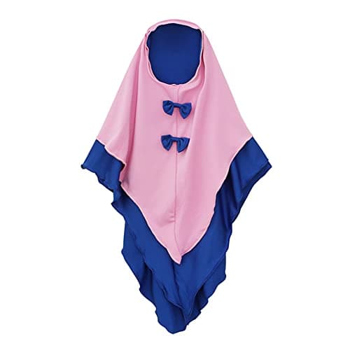 Muslim Girls Abaya with Hijab Set Arabian Robe for Prayer Clothes