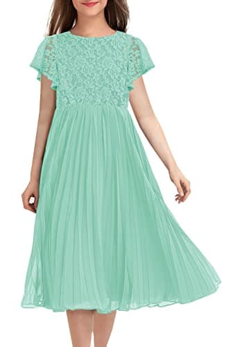 Elegant Vintage Lace Flower Girl Dress