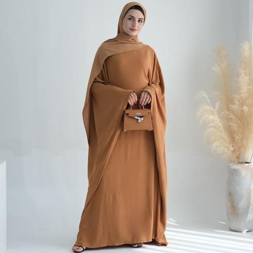 Lenmipot Women's Modern Muslim Abaya Dressdzić