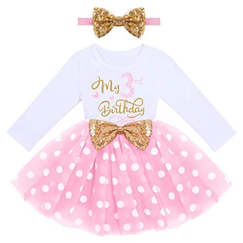 Refined Title: ODASDO Baby Girls Toddlers Birthday Tutu Dress Set