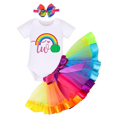 ODASDO Toddler Girl 1st 2nd 3rd Birthday Party Outfit
