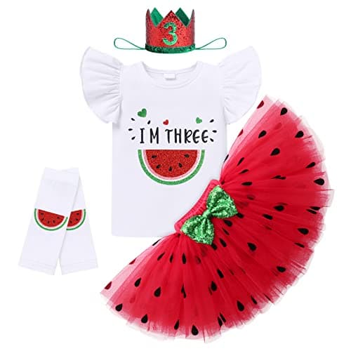 Fruit Theme 1st 2nd Birthday Party Outfit for Baby Girls
