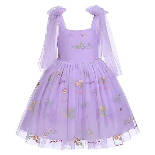 IBTOM CASTLE Backless Flower Girl Tulle Maxi Wedding Gown