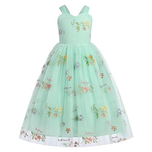 Flower Girl Dresses with Floral Embroidery