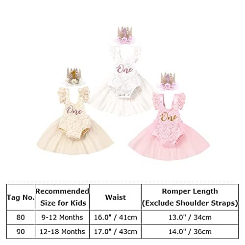 Baby Girl's First Birthday Cake Smash Outfit