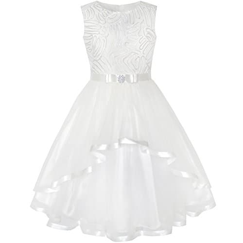 Fashion Girls Blue Wedding Party Bridesmaid Dress Size 4-12