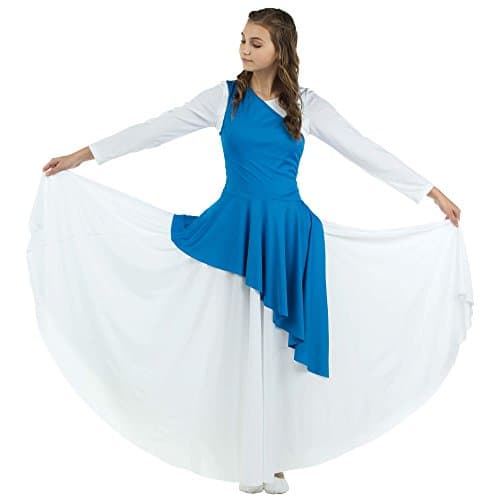Danzcue Women's Asymmetrical Praise Dance Tunic