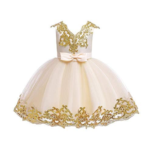 Sequin Bowknot Tutu Princess Dress for Kids