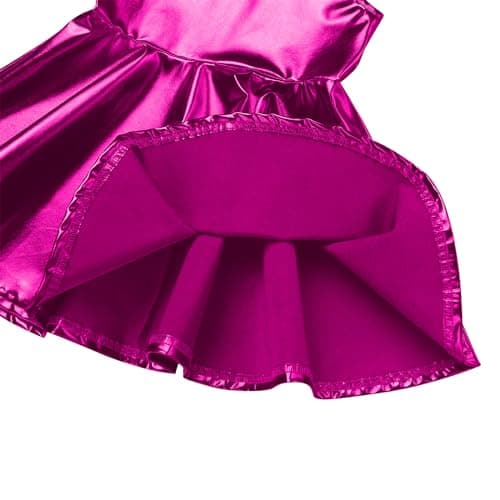 Sakter Metallic Toddler Girls Birthday Party Dress with Headband & Armbands