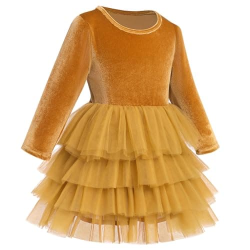 Toddler Velvet Dress for Christmas Party and Wedding