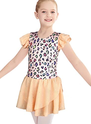 Belovance Girls Gymnastics Skirted Leotards Ballet Tutu