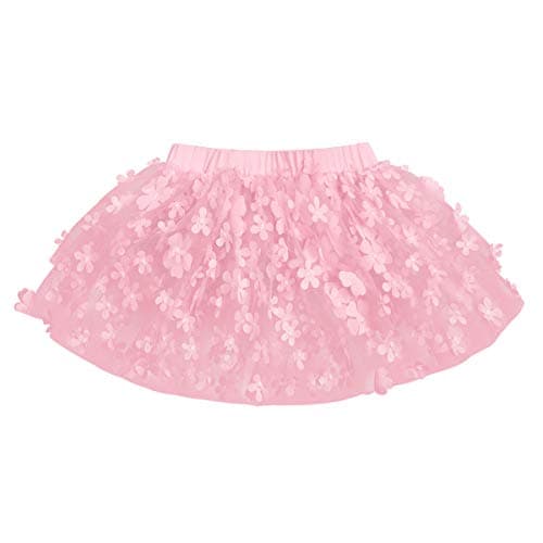 ODASDO Kids Girls Ballet Dance Leotard + Petals Tutu Skirt 3-10 Years