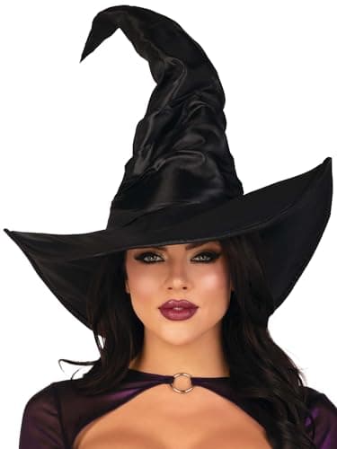 Women's Large Ruched Witch Hat