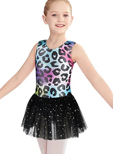 Belovance Girls Gymnastics Skirted Leotards Ballet Tutu
