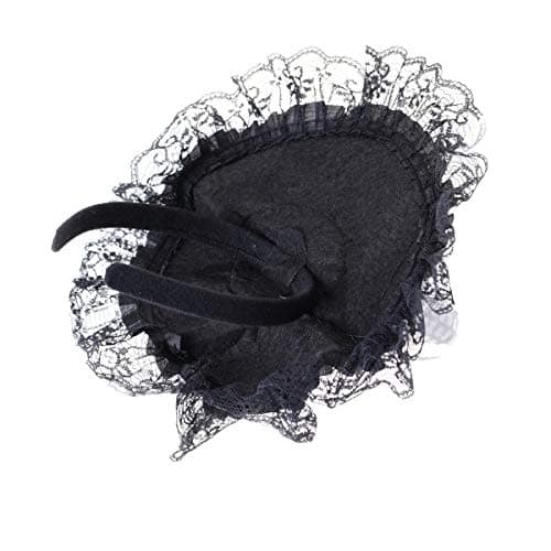 Halloween Witch Hat Headband for Dress Up Party (Black)