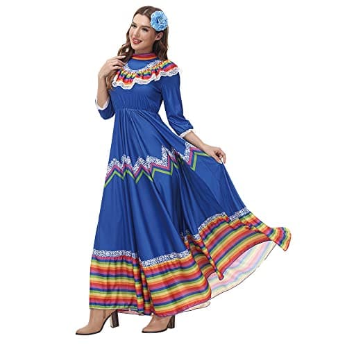 STIOEDYUAN Women's Traditional Senorita Halloween Costume Flower Headwear