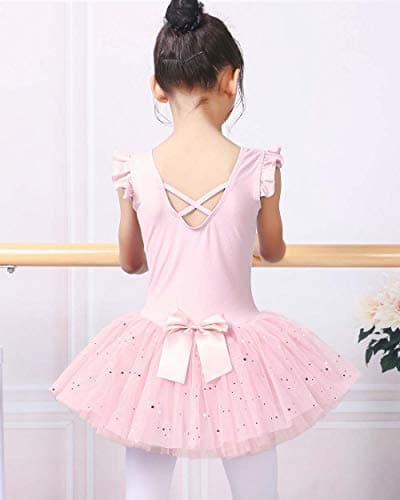 Ballet Leotards with Full Skirt for Girls