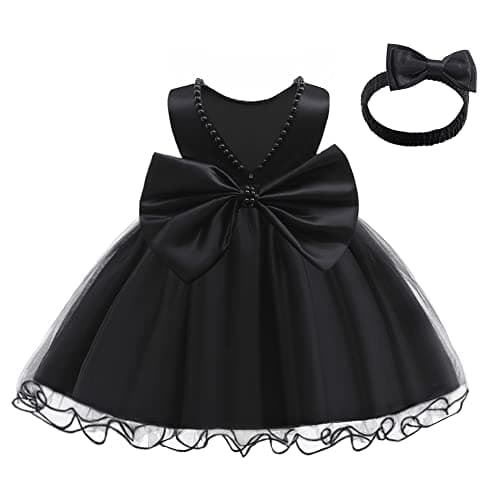 Refined Title: LZH Baby Girls Backless Flower Wedding Dresses