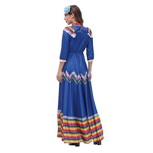 STIOEDYUAN Women's Traditional Senorita Halloween Costume Flower Headwear