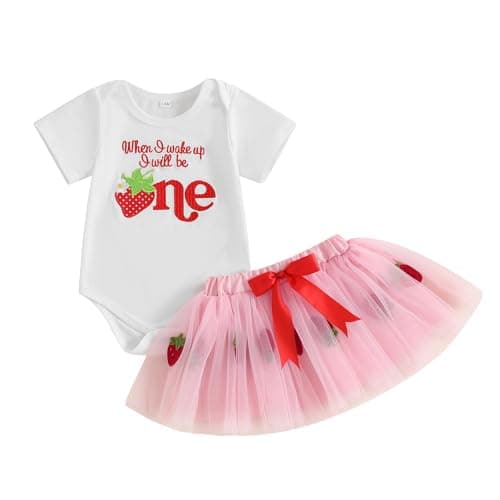 Biayxms Baby Girl First Birthday Outfit with Tutu Skirts and Headband