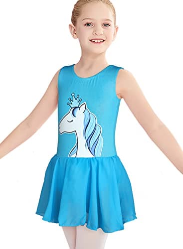 Belovance Girls Gymnastics Skirted Leotards Ballet Tutu