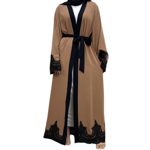 AFAVOM Women's Embroidered Turkey Abaya Dress