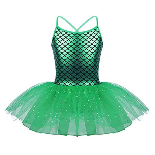 Girls Sequined Ballet Tutu Dress Leotard for Ballerinas