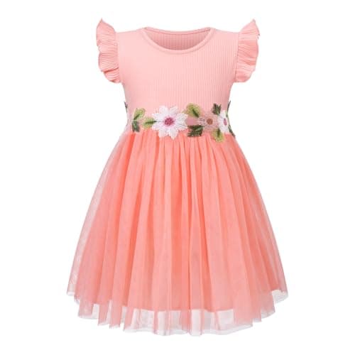 HILEELANG Little Flower Girl Tutu Dress for Easter & Birthday PARTIES