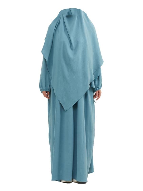 Women's Muslim Prayer Dress with Hijab