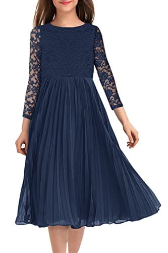 Elegant Vintage Lace Flower Girl Dress