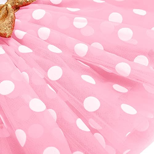 IBTOM CASTLE Polka Dots Sequin Tutu Dress for Baby Girls BirthdayCake Smash Photo Shoot