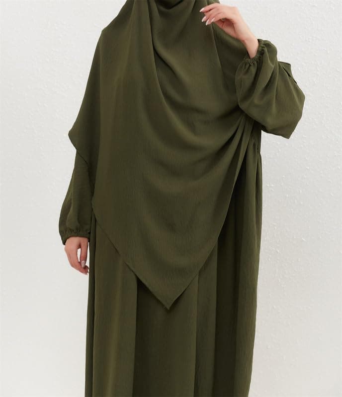 Women's Muslim Prayer Dress with Hijab