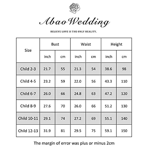 Abaowedding Lace V-Back Flower Girl Dress
