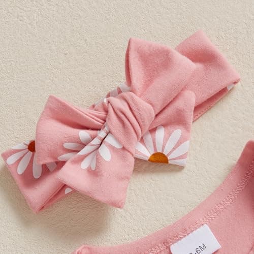 Cevoerf Baby Girl Daisy Theme Birthday Outfit Set