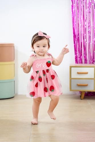 Cute Tulle Romper for 1 Year Old Girl BirthdayCake Smash Outfits