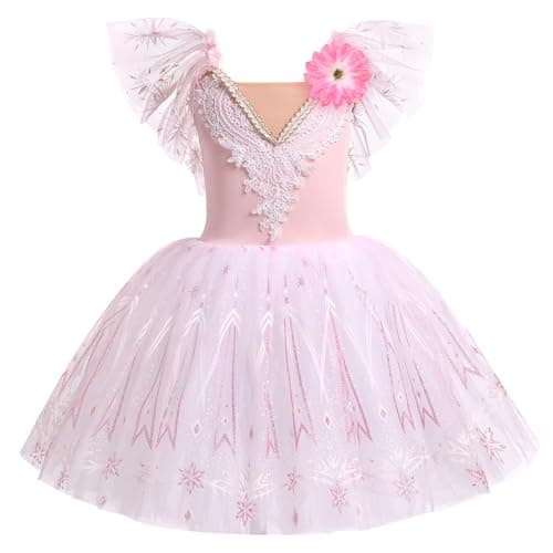 Girl's Ballet Tutu Velvet Dress for Dance and Performance