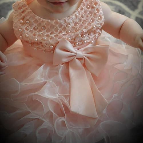 Jup'Elle Flower Girl Wedding Dress with Ruffle Lace